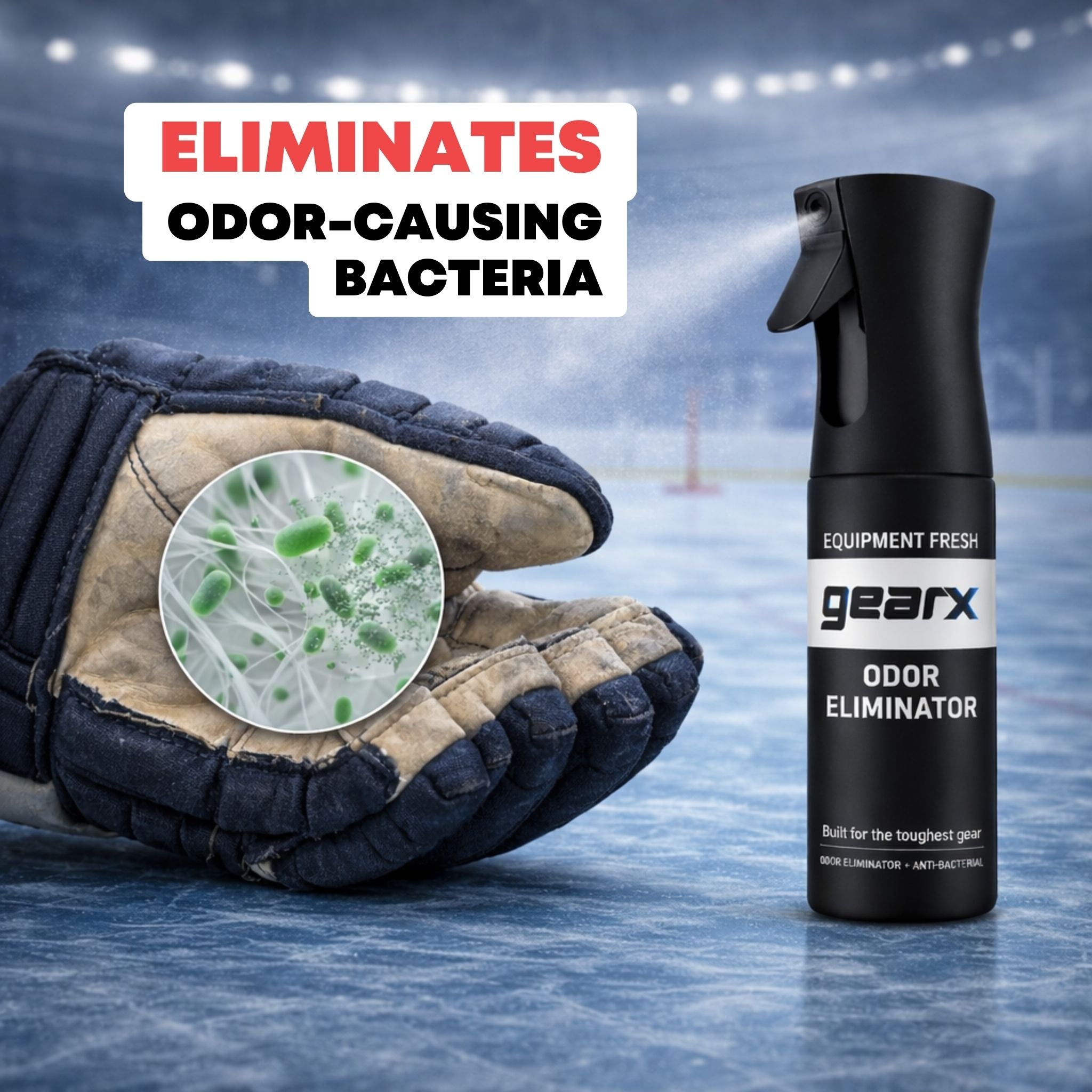 Tough on Odor, Safe on Gear Equipment Deodorizer.