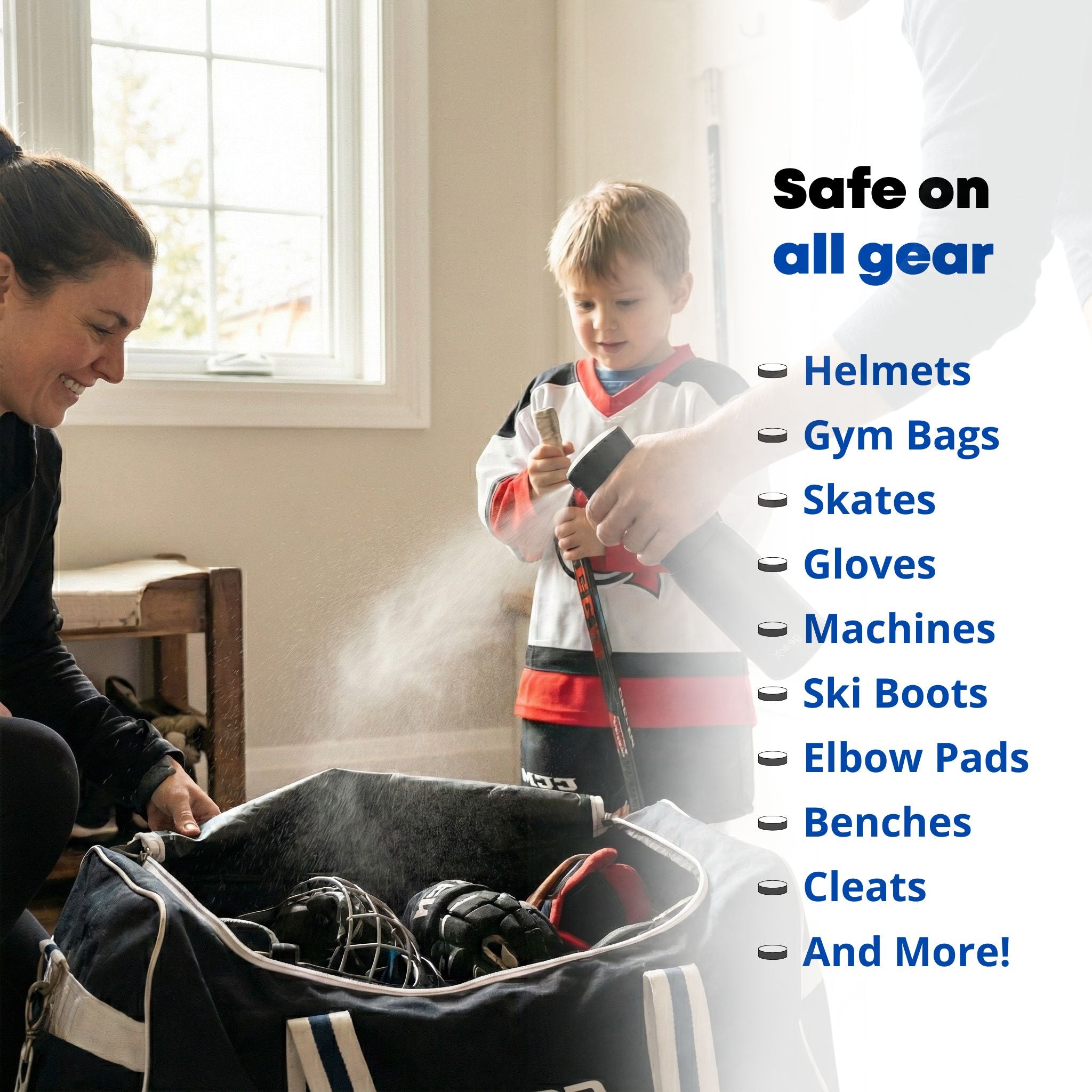 Tough on Odor, Safe on Gear Equipment Deodorizer.